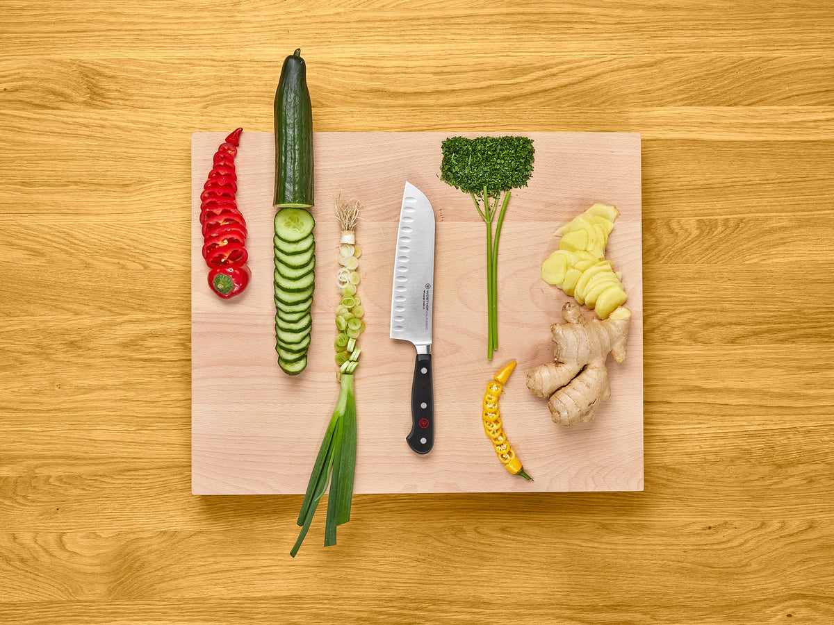 WÜSTHOF Classic 7 Hollow Edge Santoku"