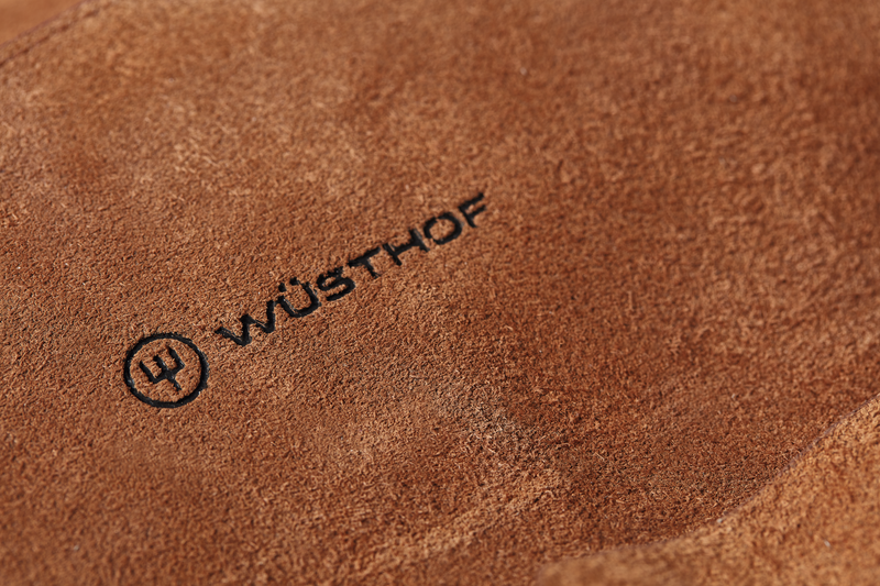 Ikon Selection 6-piece Steak Knife Set with Leather Knife Roll