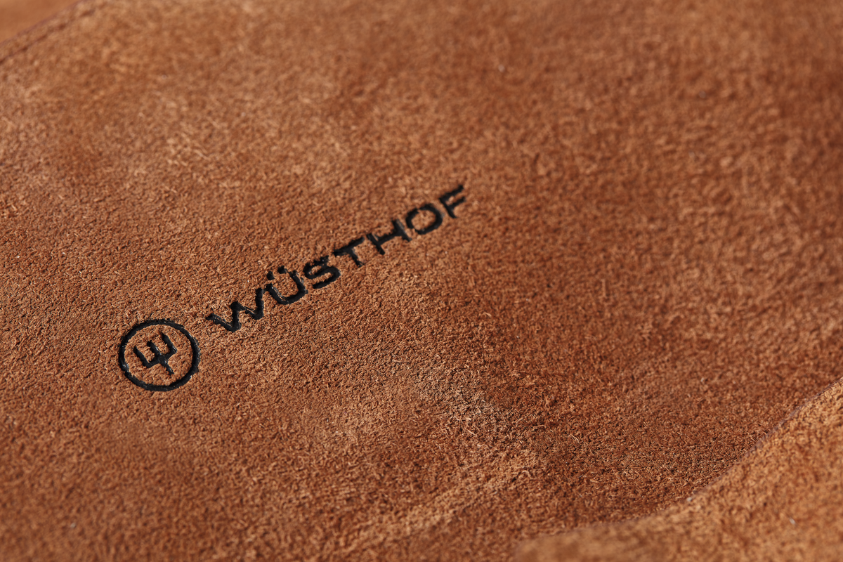 Ikon Selection 6-piece Steak Knife Set with Leather Knife Roll