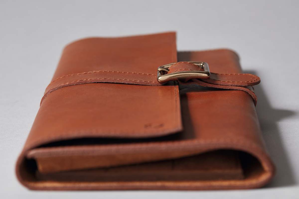 Ikon Selection 6-piece Steak Knife Set with Leather Knife Roll