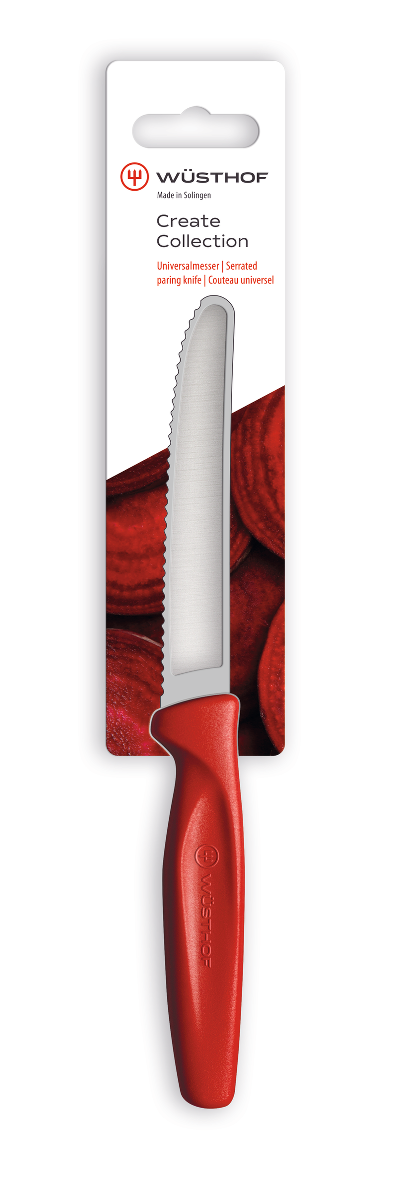 Create-Collection Serrated paring knife 10 cm | 4 inch