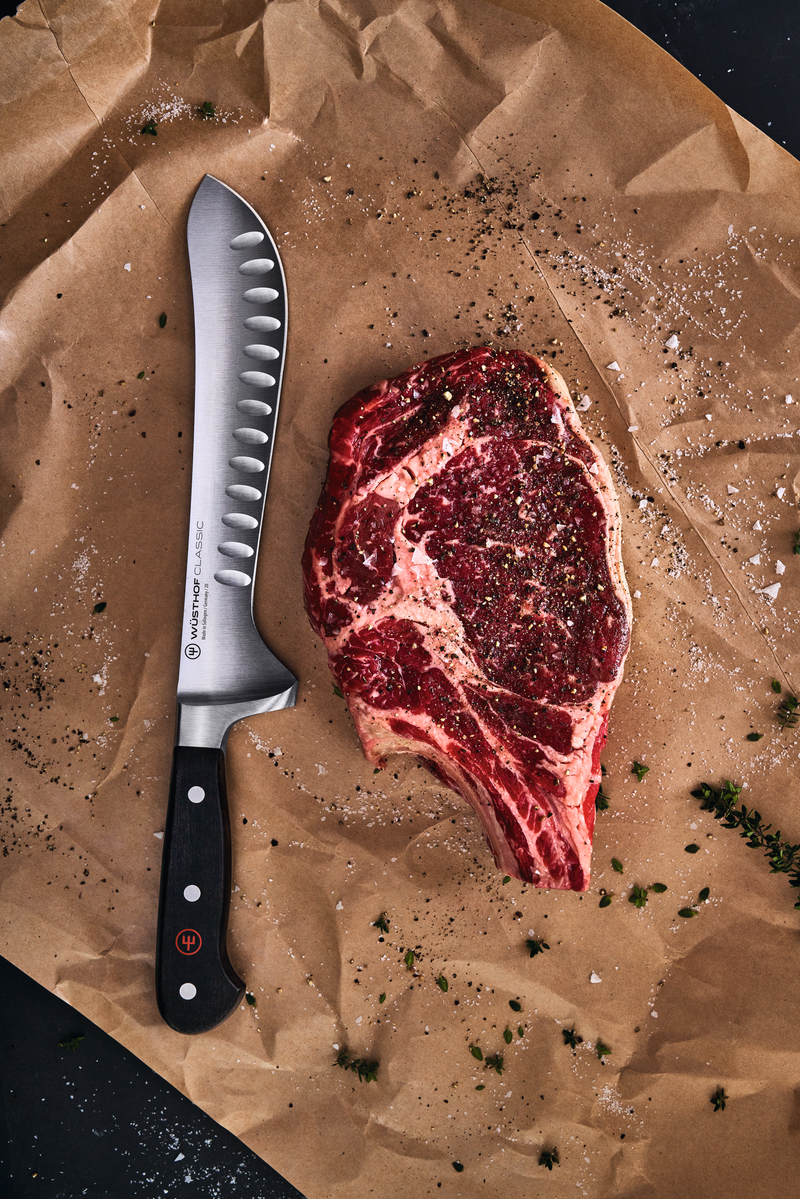 Classic Butcher Knife with Hollow Edge 20 cm | 8 inch