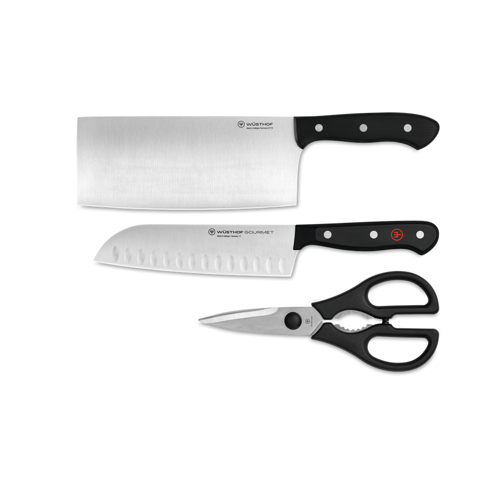 Gourmet 3-piece Knife and Shears Utility Set