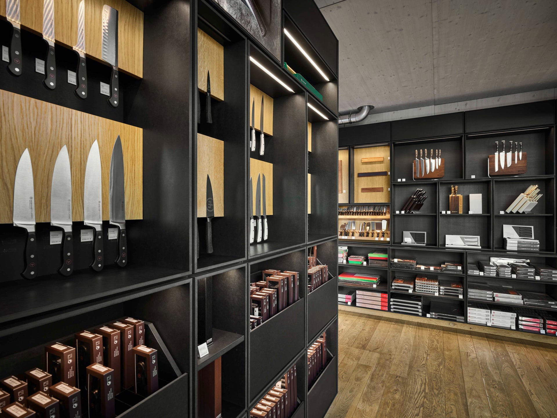 WUsthof store shelves