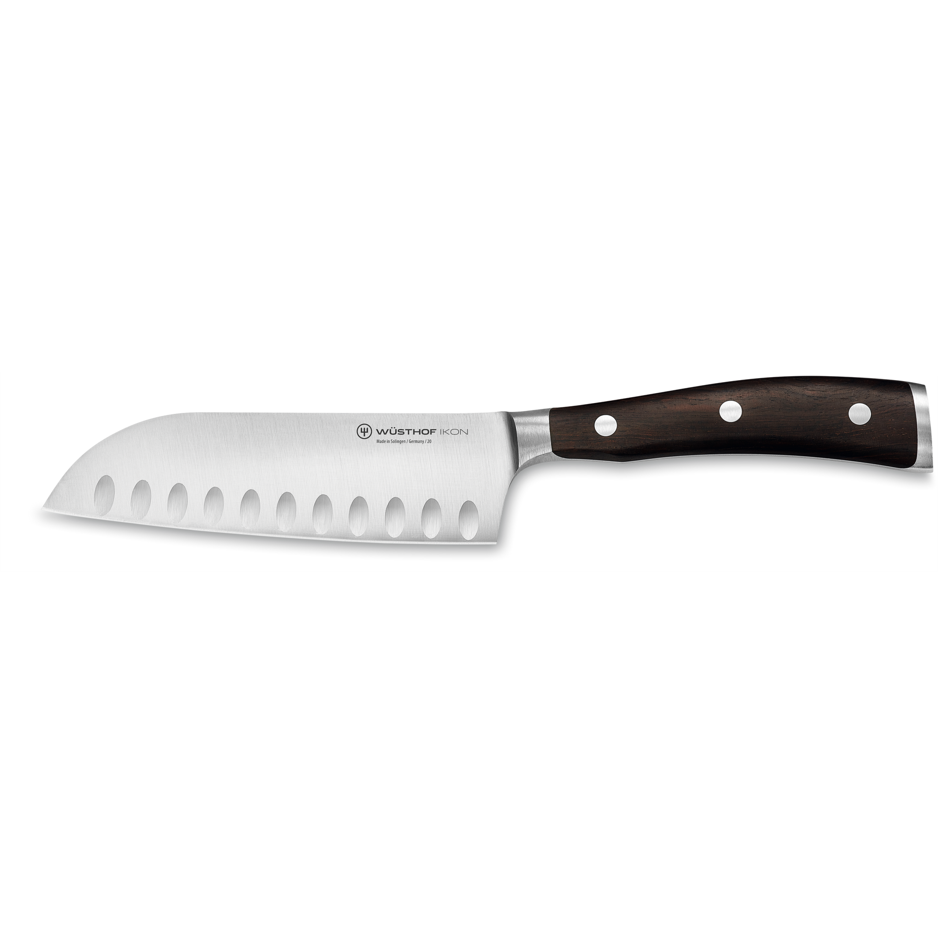 Ikon Santoku with Hollow Edge 14 cm | 5 inch