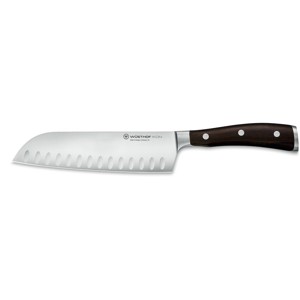 Ikon Santoku with Hollow Edge 17 cm | 7 inch