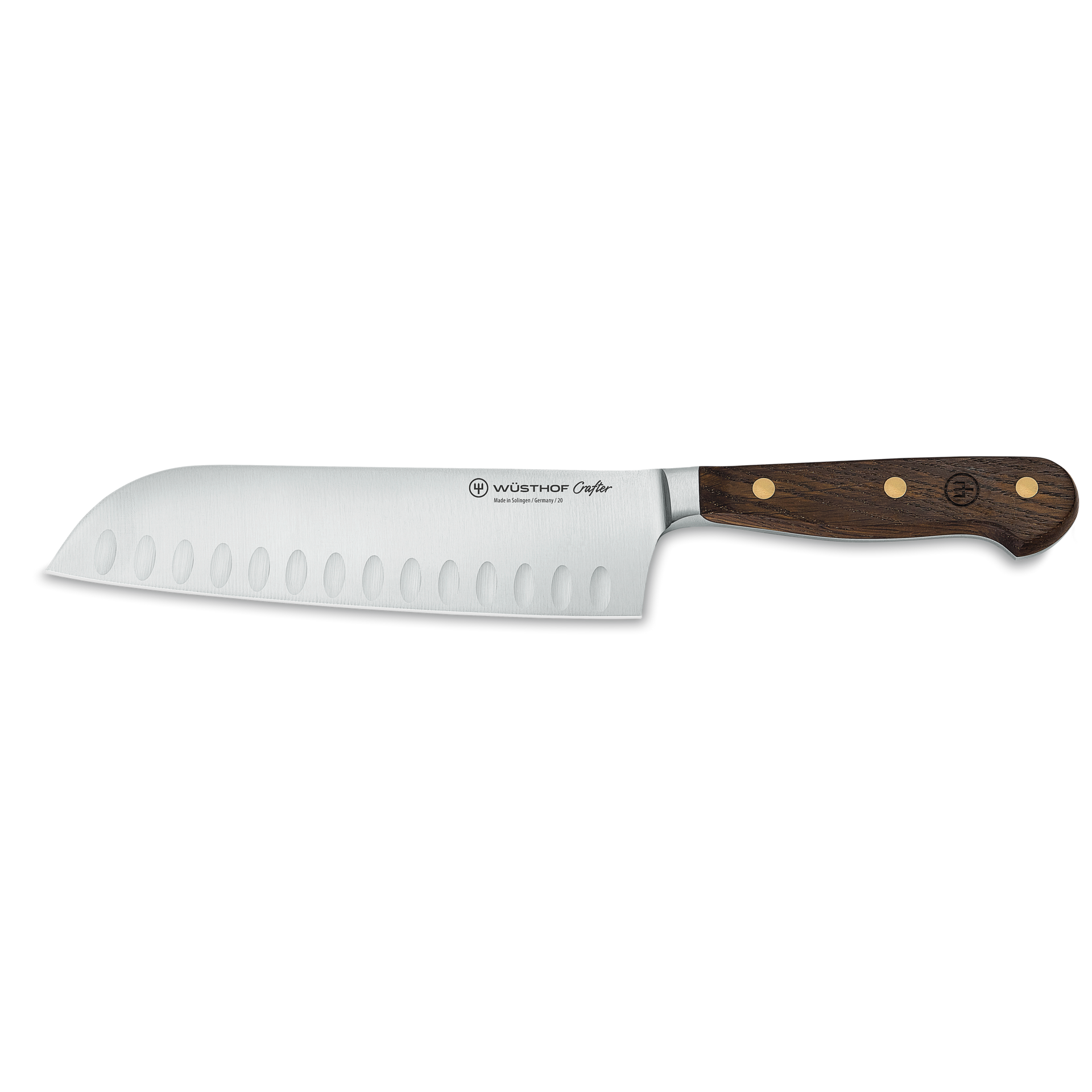 Crafter Santoku with Hollow Edge 17 cm | 7 inch