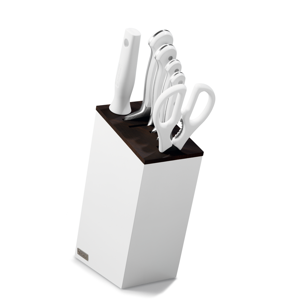 Classic 7-piece Knife Block Set with Santoku