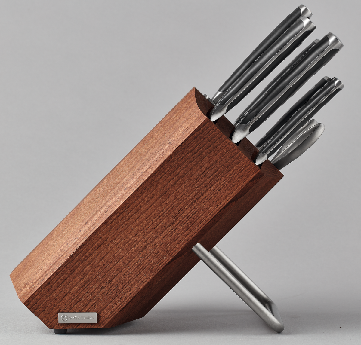 Classic Ikon 9-piece Knife Block Set | Heat Treated Beech