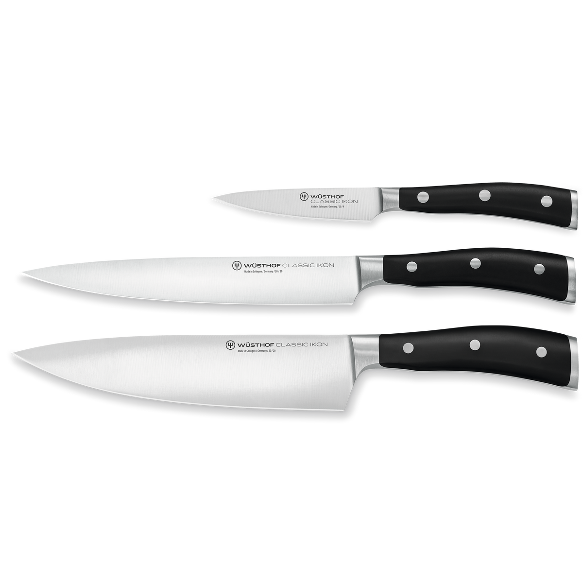 Classic Ikon 3-piece Chef's Knife Set