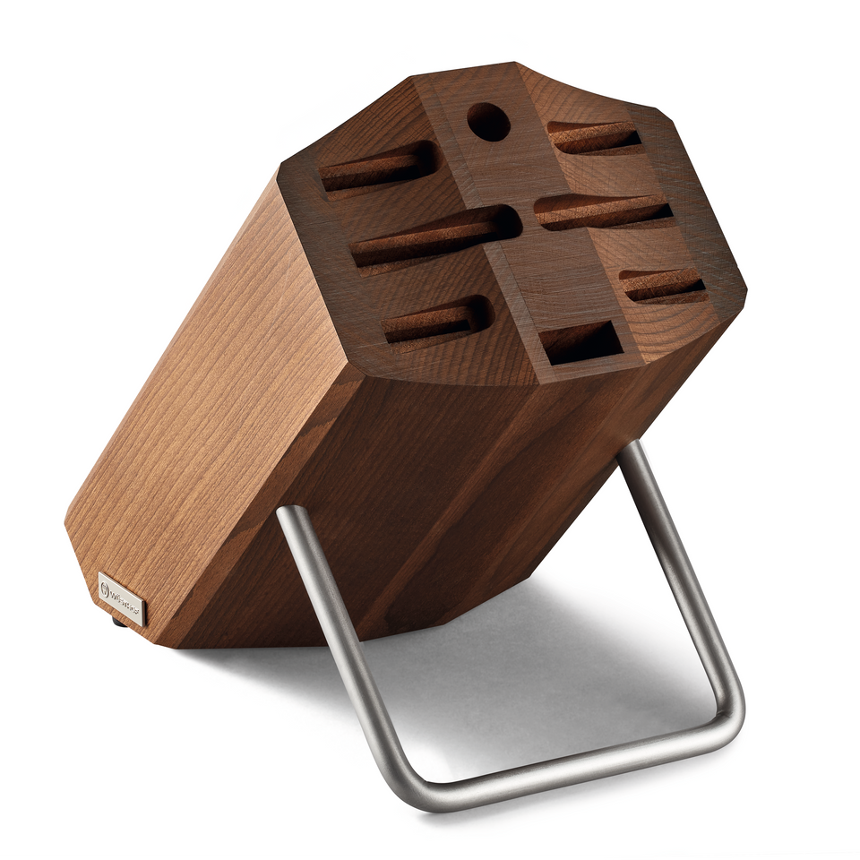 8-slot Knife Block | Heat Treated Beech