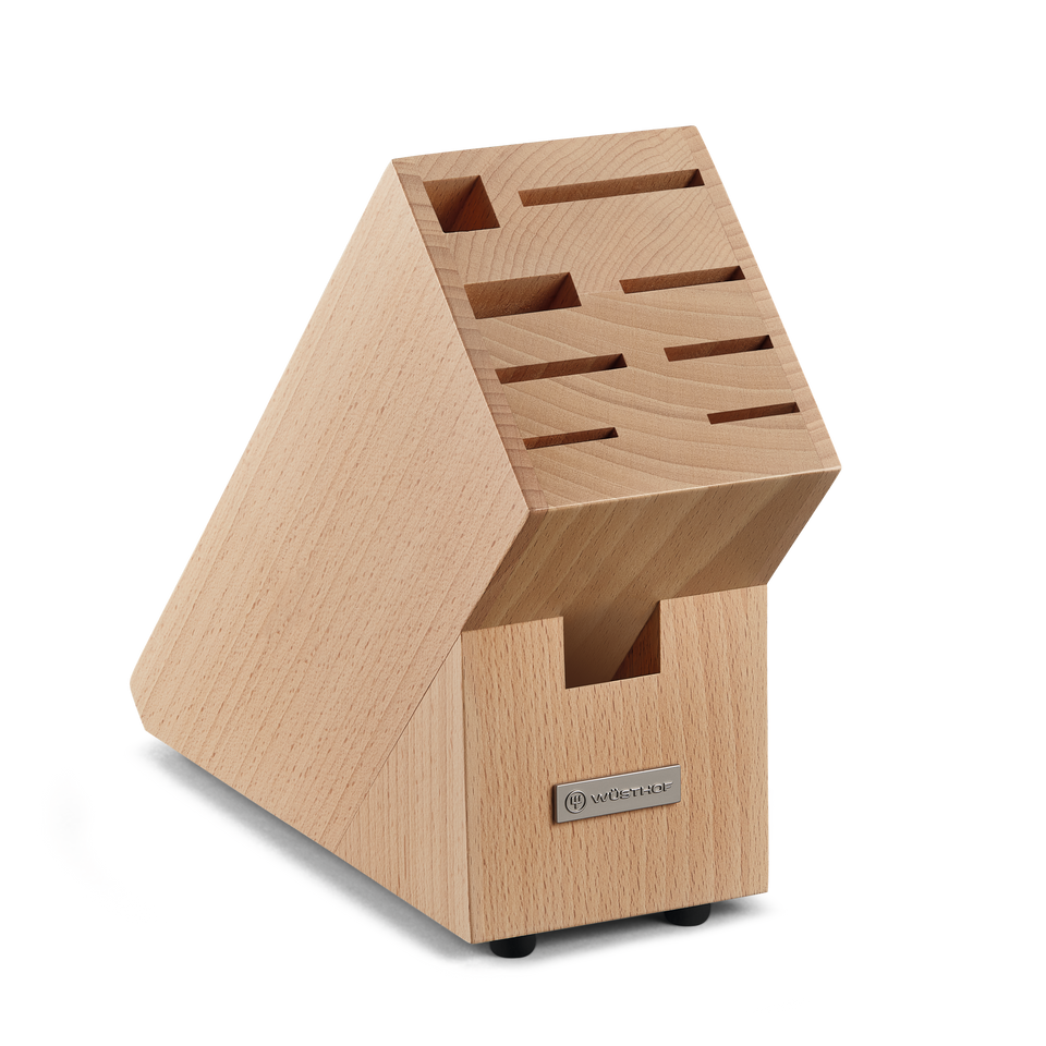 9-slot Knife Block | Beech