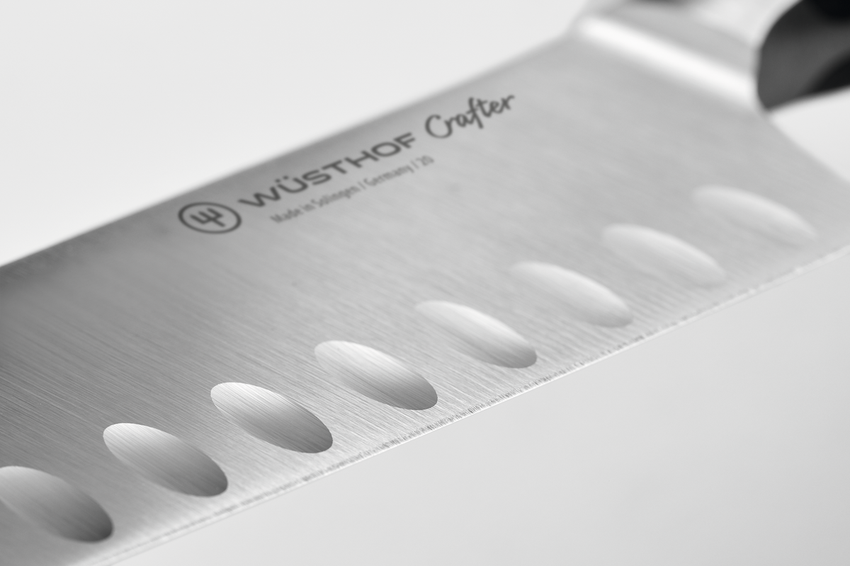 Crafter Santoku with Hollow Edge 17 cm | 7 inch
