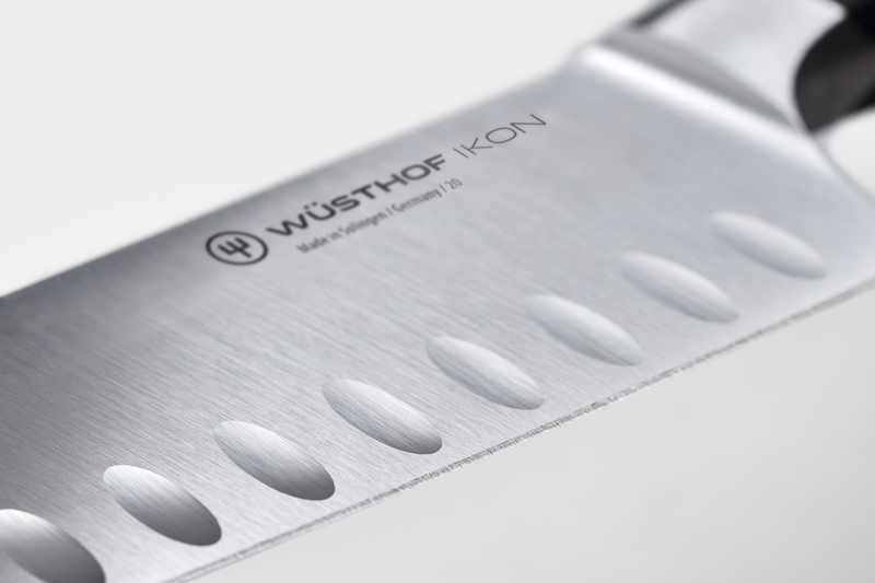 Ikon Santoku with Hollow Edge 14 cm | 5 inch