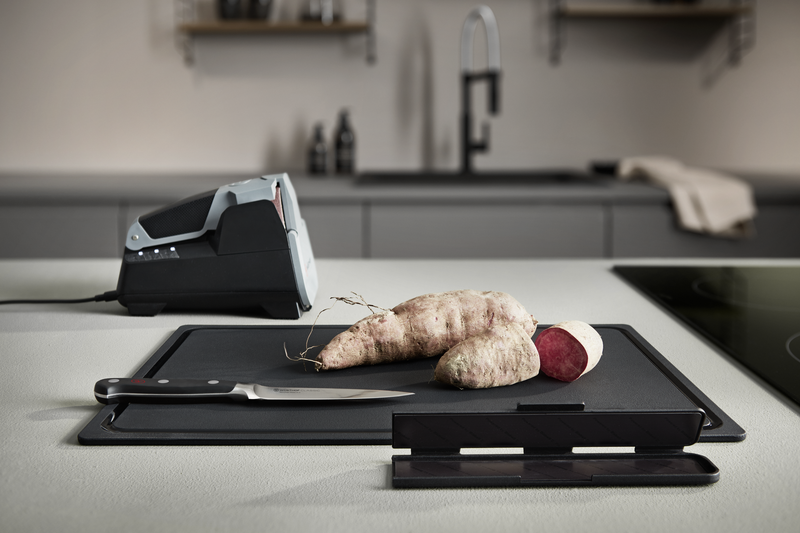Chopping Board 38 x 25 x 0,4 cm | TPU | Black